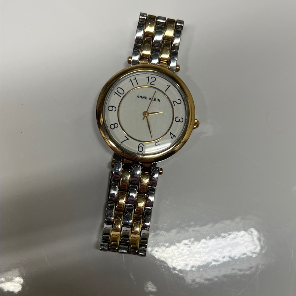 Anne Klein Gold and Silver Women's Watch